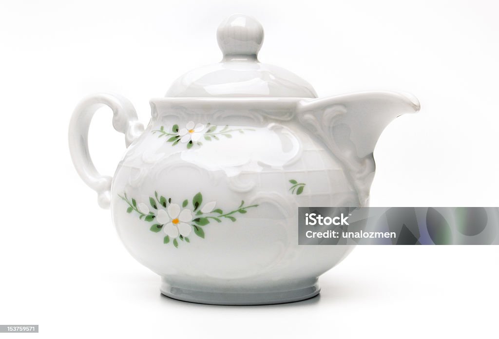 Porcelana teapot - Foto de stock de Bebida libre de derechos