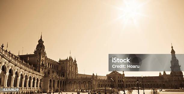 Parku Marii Luizy Sevilla Hiszpania - zdjęcia stockowe i więcej obrazów Andaluzja - Andaluzja, Architektura, Bez ludzi