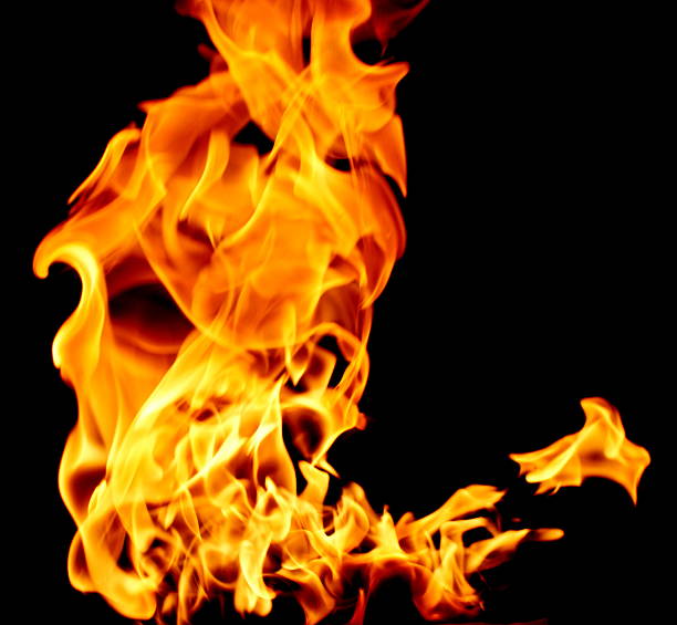 fire flame stock photo