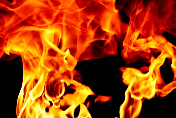 fire flame stock photo