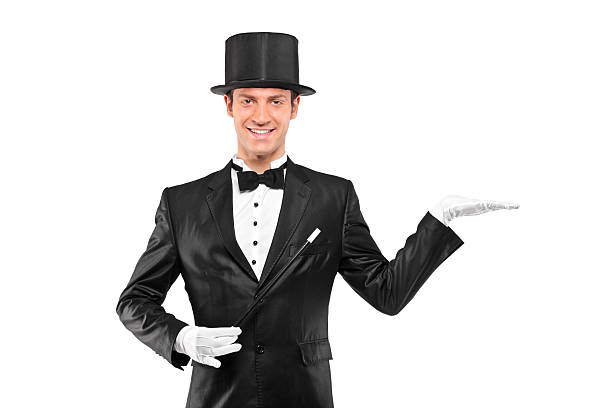 istock Magician wearing top hat 153761543