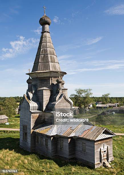 Igreja Rural Russa - Fotografias de stock e mais imagens de Aldeia - Aldeia, Antigo, Antiguidade