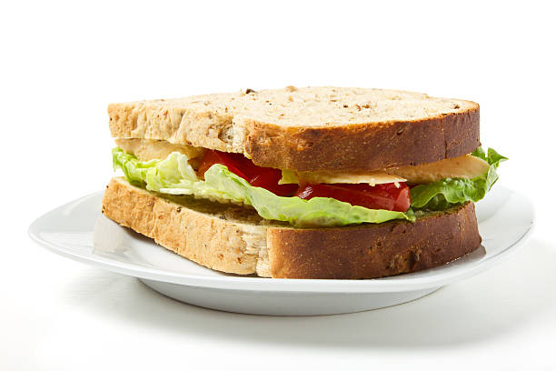 Vegetarian Sandwich stock photo