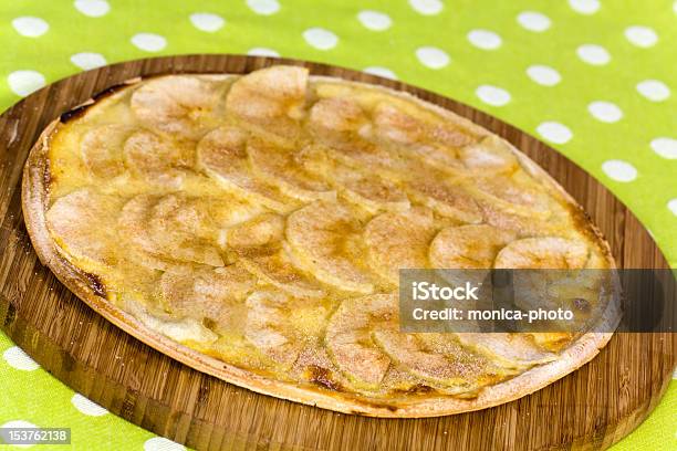 Flambe Alsace Crepe With Apple And Cinnamon Stock Photo - Download Image Now