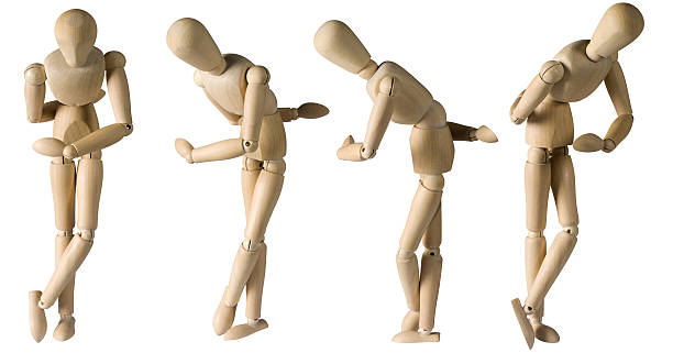 istock Wooden figure salutation 153762534