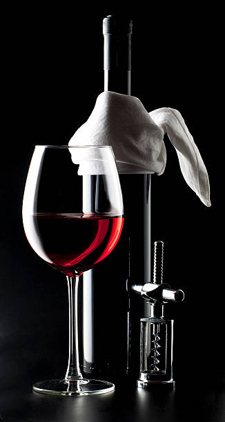 wine set stock photo