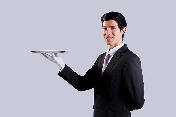 Serving the best service stock photo