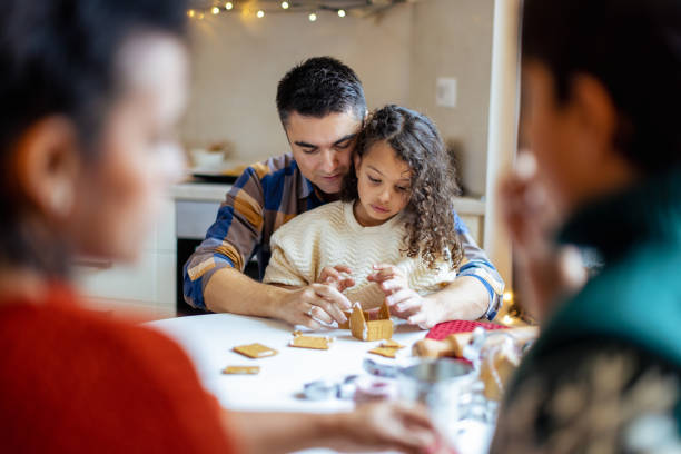 istock Multiracial family joyfully making Christmas cookies 1537632711