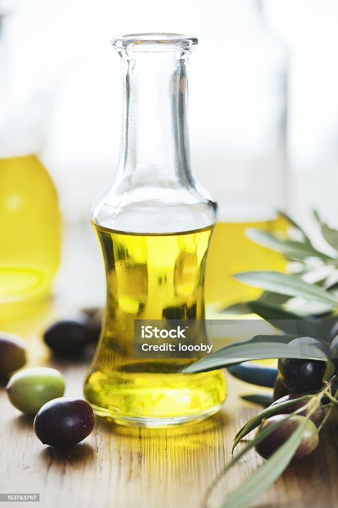 Olio d'oliva - Foto stock royalty-free di Alimentazione sana