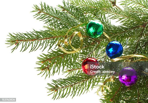 Firtree ブランチに小さなボール - クリスマスツリーのストックフォトや画像を多数ご用意 - クリスマスツリー, 小さい, お祝い