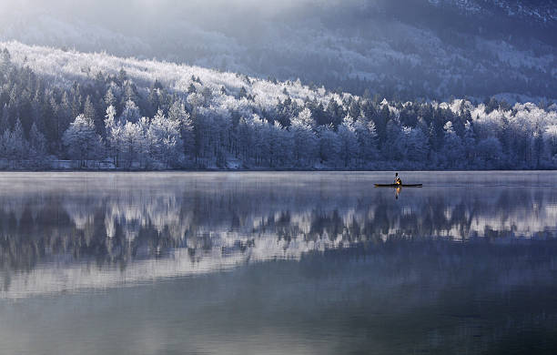 istock Sea kayak in winter 153764923