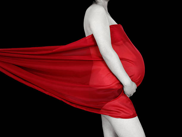 Belly Of A Pregnant Woman stock photo