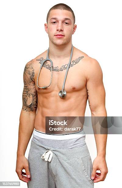 Seis Pack Médico - Fotografias de stock e mais imagens de Doutor - Doutor, Homens, Sensualidade