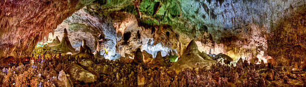 Cтоковое фото Панорама метро Карлсбадские пещеры