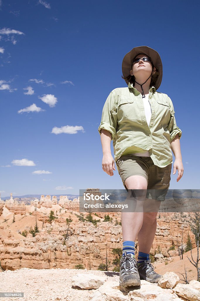 Escursioni in Bryce Canyon - Foto stock royalty-free di Adulto