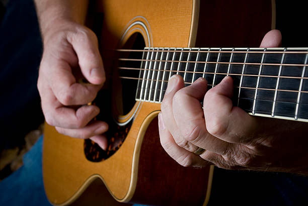 istock Guitar being played by a master guitarist 153768823