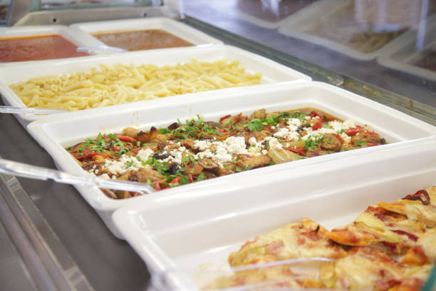 istock Various food served on a buffet line 1537688910