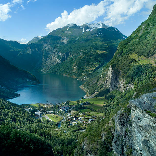 istock View of Geiranger, Norway 153769314