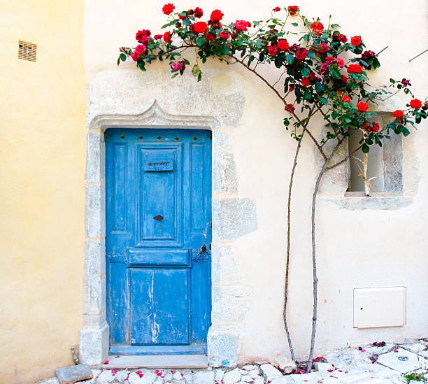 Ornate bars protect a window adorned with a flower box.