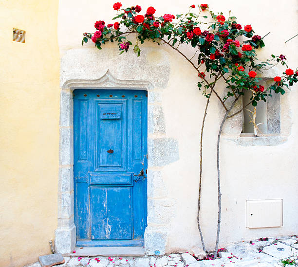 Door in Provence stock photo