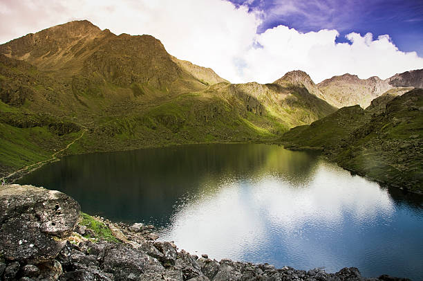 Evening at Lake Gosaikunda, Nepal.