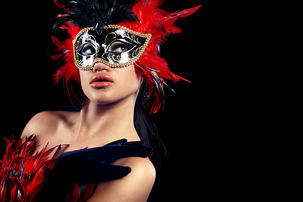 istock beautiful woman with mask 153769951