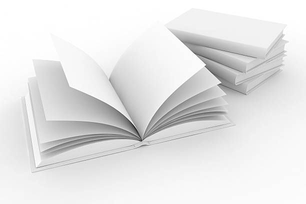 istock 3d books with pages , isolated on white 153769999
