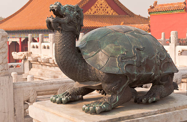 istock Statue at the Forbidden city 153771411
