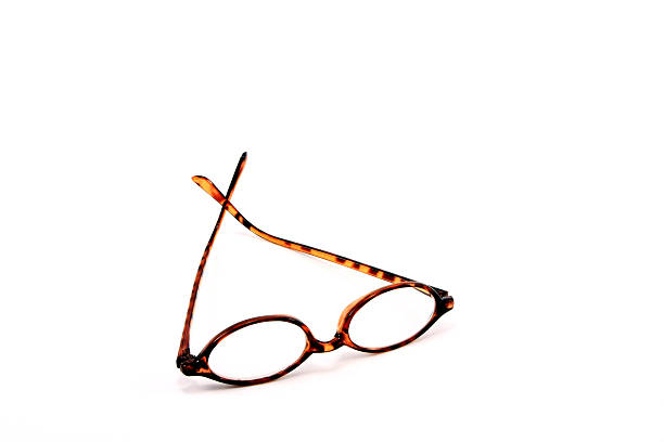 Tortoise eyeglasses stock photo