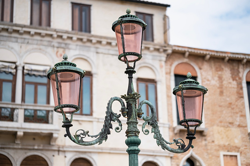 Street Light in Venice, Italy.