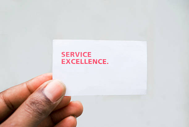 istock service excellence businesss card concept 153772540