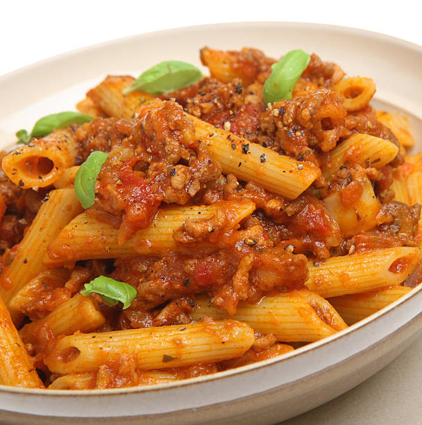 istock Penne Pasta with Bolognaise Sauce 153772967