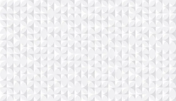 Vector illustration of Seamless white retro pattern background wallpaper