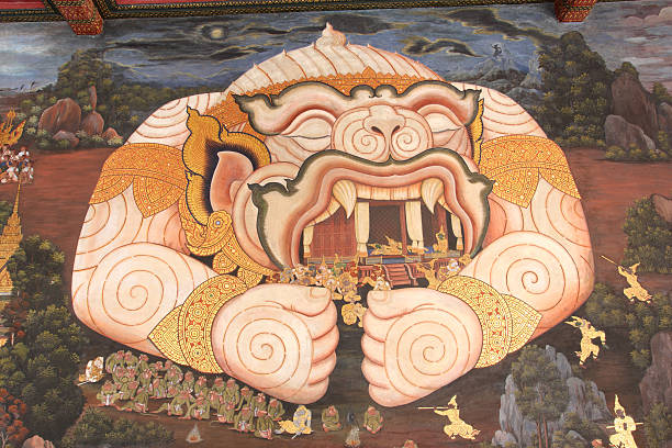 istock Art in wat prakaew 153773746