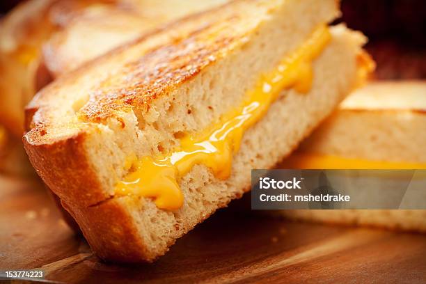 Grilled Cheese Sandwich Stock Photo - Download Image Now - Cheese Sandwich, Cheese, Drop