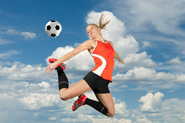 istock Soccer Kick in Midair 153774959
