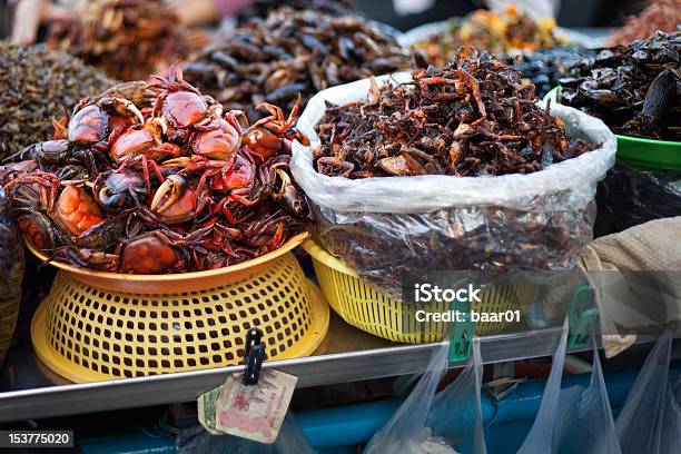 Cambodian Street Food Stock Photo - Download Image Now - Street Food, Cambodia, Insect