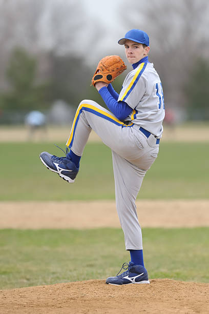 High school-pitcher – Foto