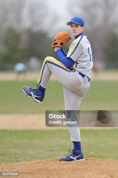 High School Pitcher Stock Photo - Download Image Now - Baseball Pitcher, Baseball - Sport, Teenager