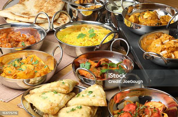 Photo libre de droit de Sélection De Cuisine Indienne banque d'images et plus d'images libres de droit de Cuisine indienne - Cuisine indienne, Culture indienne d'Inde, Restaurant