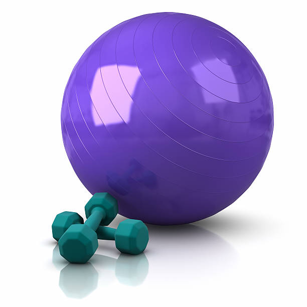 istock Fitness Ball and Weights 153777933