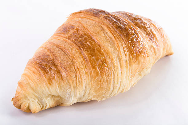 Isolated Croissant stock photo