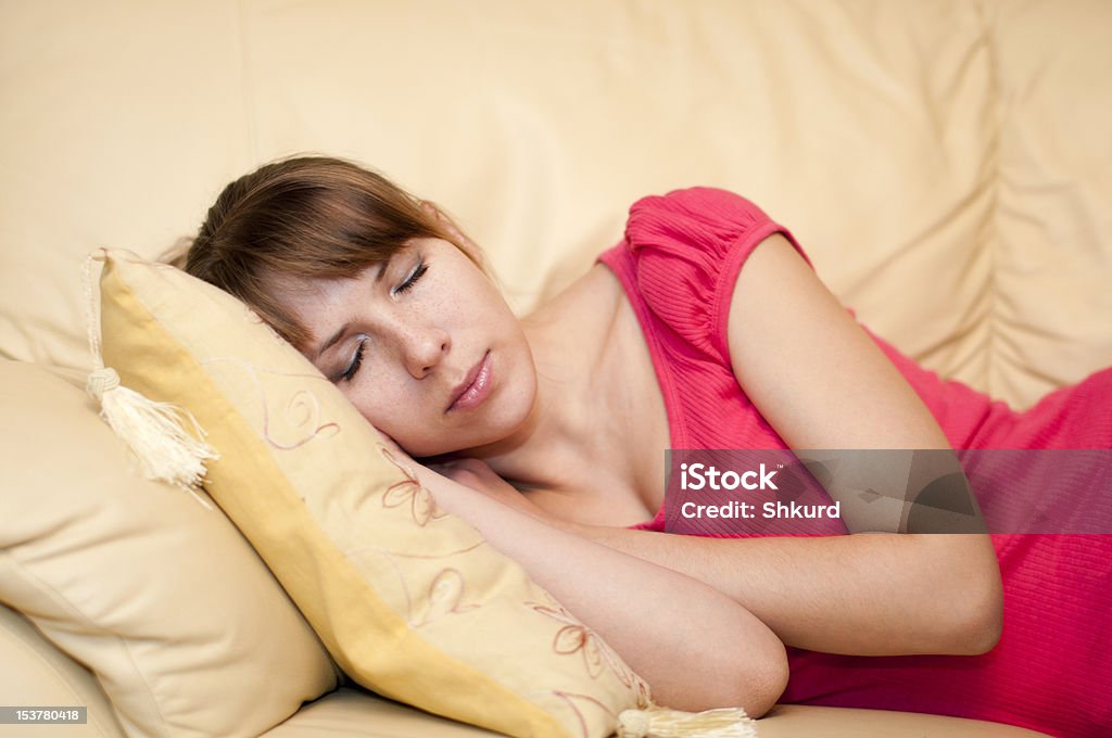Mulher dormindo - Foto de stock de Aconchegante royalty-free