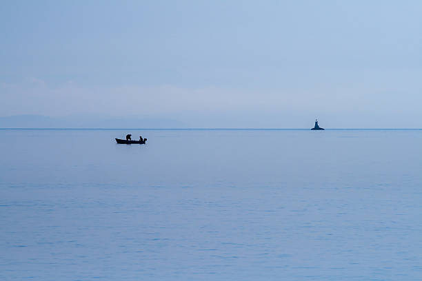 Alba sul mare - foto stock