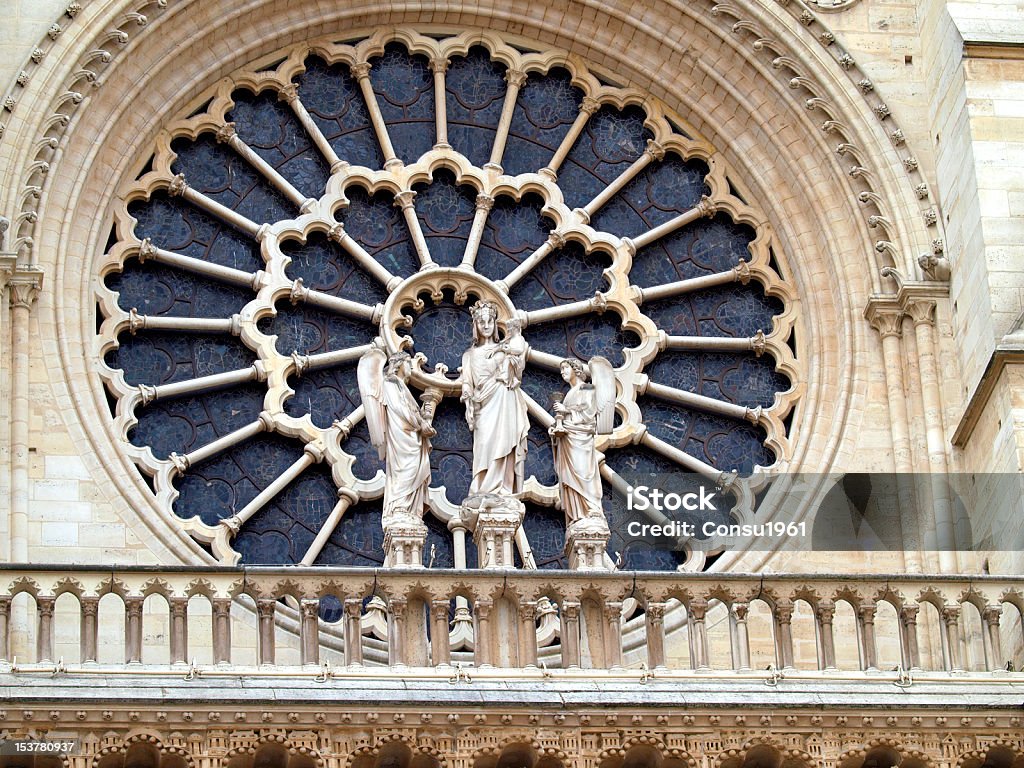 Notre Dame - Foto de stock de Arco - Característica arquitectónica libre de derechos