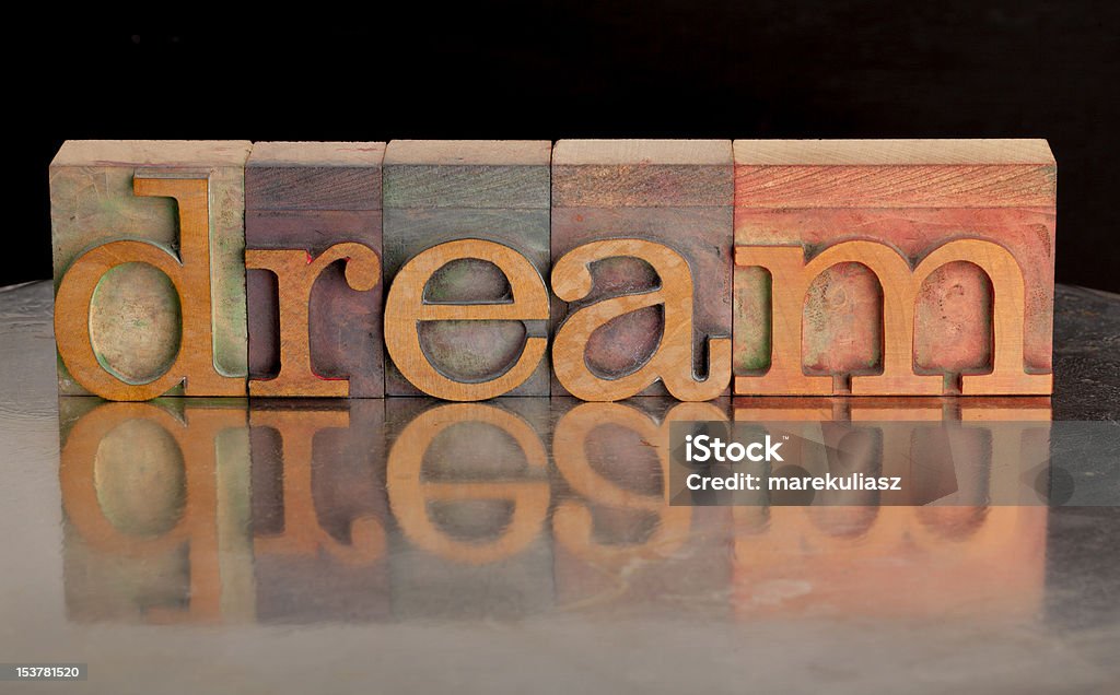 dream palabra abstracto - Foto de stock de Abstracto libre de derechos