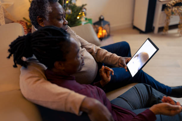 istock Senior couple spending Christmas time together 1537818551
