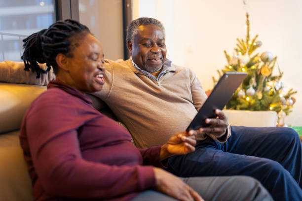 istock Senior couple spending Christmas time together 1537819065