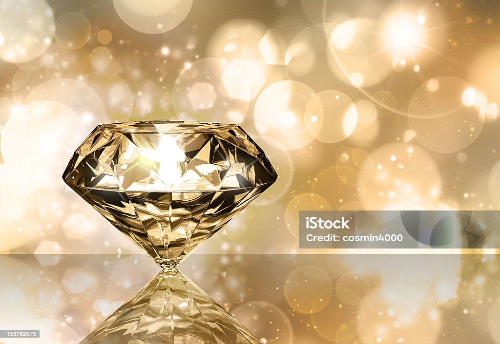 diamonds diamonds on white background Diamond - Gemstone Stock Photo