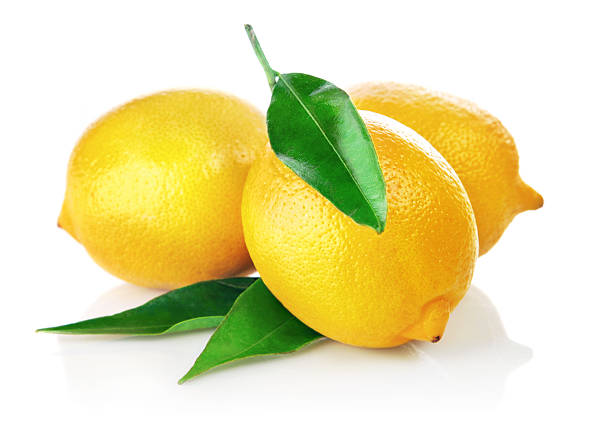 istock fresh lemons with green leaves 153782797